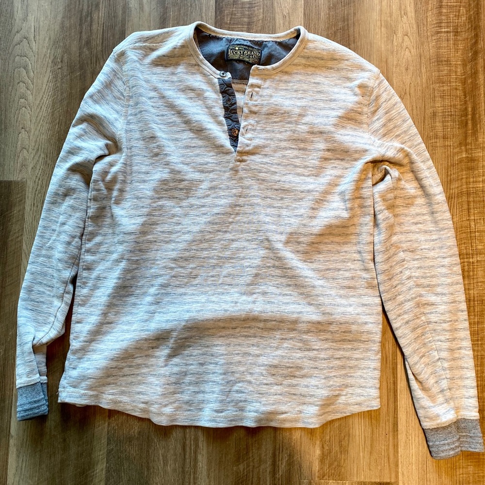 Striped Henley long sleeve